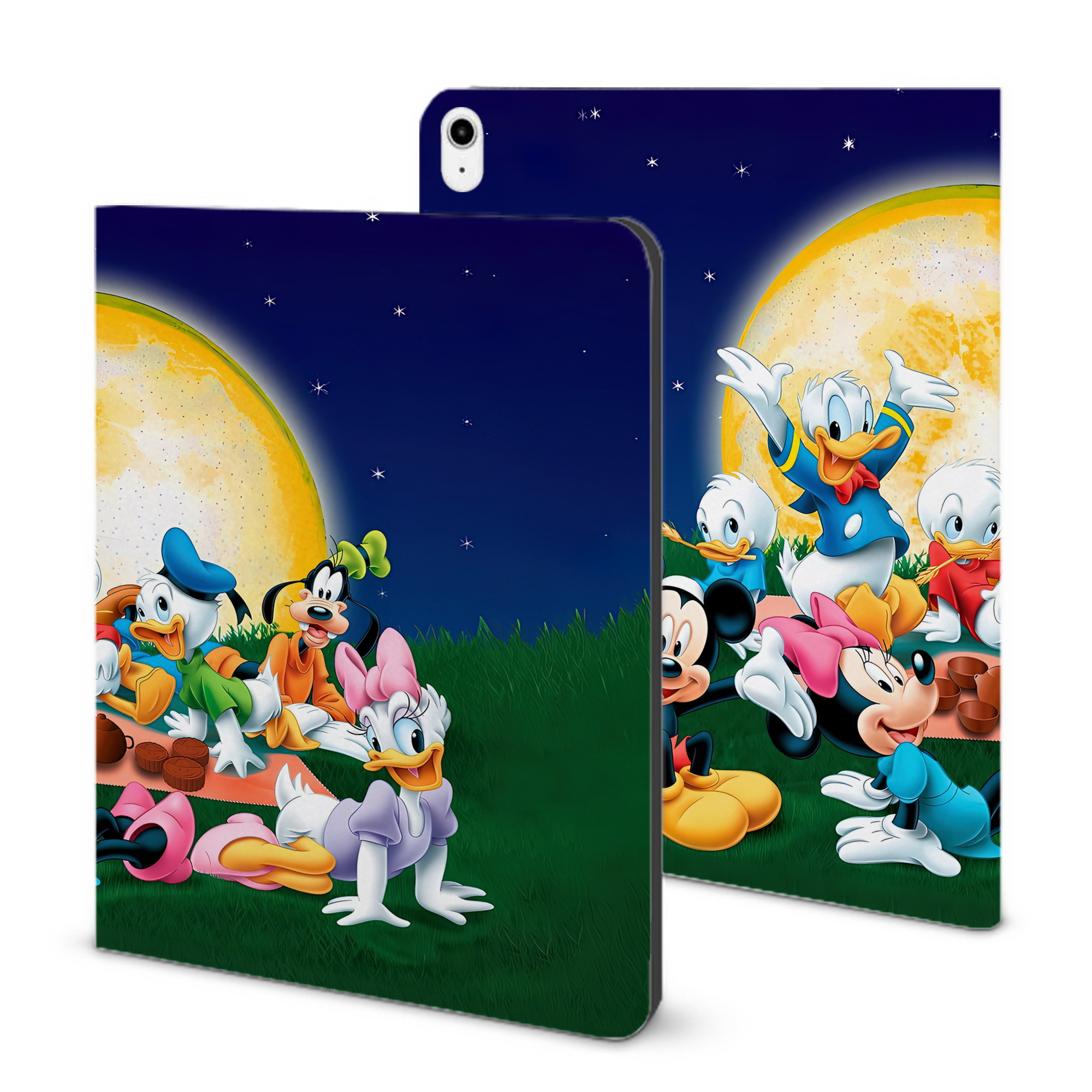 （画像用） ミッキーマウス Mickey Mouse IPadケース ペンホルダー付き ブックスタイルデザイン
